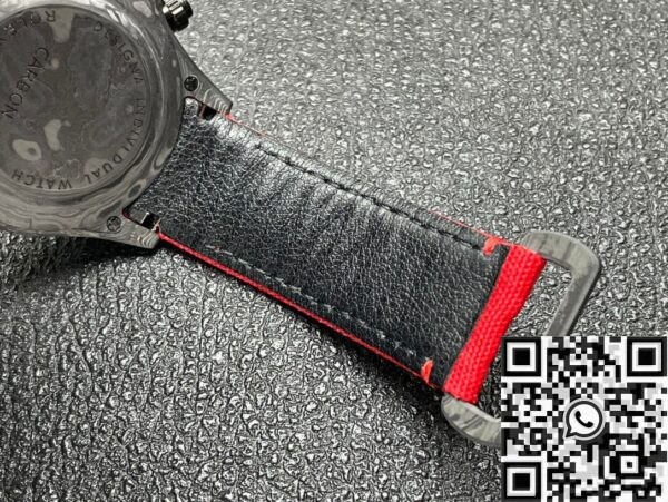 DIW Custom Rolex Watch Daytona Carbon Fiber Case Red