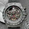 DIW Custom Daytona Rolex Carbon Fiber Case 4130 Watch