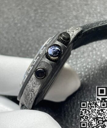 DIW Custom Daytona Rolex Carbon Fiber Case 4130 Watch
