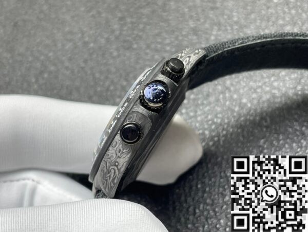 DIW Custom Daytona Rolex Carbon Fiber Case 4130 Watch