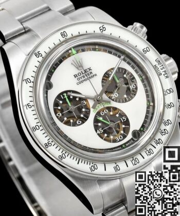 Artisans De Genève Rolex Custom Daytona White Dial Watch