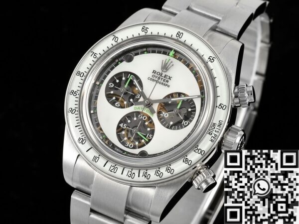 Artisans De Genève Rolex Custom Daytona White Dial Watch