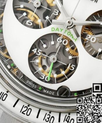 Artisans De Genève Rolex Custom Daytona White Dial Watch
