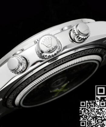Artisans De Genève Rolex Custom Daytona White Dial Watch