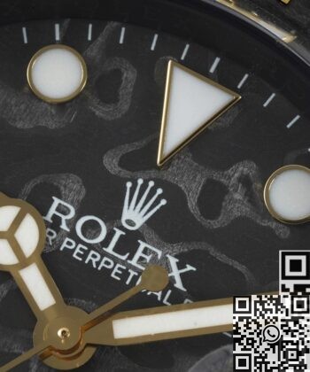 DIW Custom Sea-Dweller Rolex Carbon Fiber Case Gold Bezel