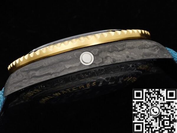 DIW Custom Sea-Dweller Rolex Carbon Fiber Case Gold Bezel