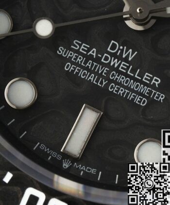 Custom Sea-Dweller DIW Rolex Carbon Fiber Case White Scale