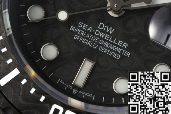 Custom Sea-Dweller DIW Rolex Carbon Fiber Case White Scale