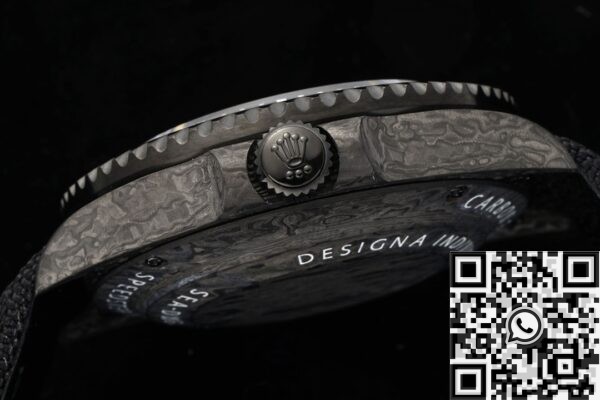Custom Sea-Dweller DIW Rolex Carbon Fiber Case White Scale