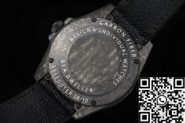 Custom Sea-Dweller DIW Rolex Carbon Fiber Case White Scale