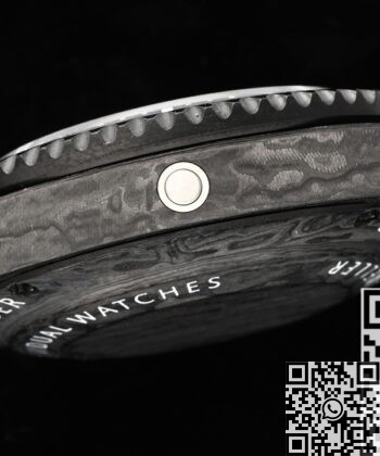 Sea Dweller Rolex Blue DIW Custom Carbon Fiber Case Watch