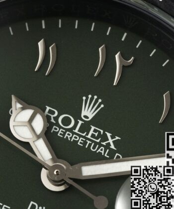 Rolex Sea Dweller​ DIW Custom Black Arabic Numeral Scale Watch