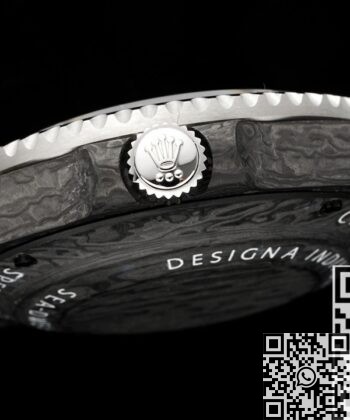 Rolex Sea Dweller​ DIW Custom Black Arabic Numeral Scale Watch