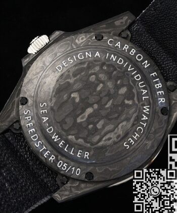 Rolex Sea Dweller​ DIW Custom Black Arabic Numeral Scale Watch