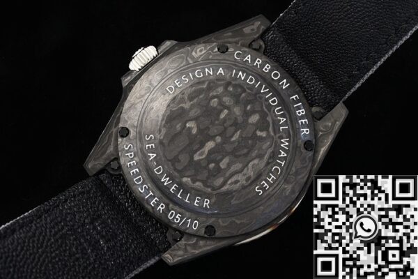 Rolex Sea Dweller​ DIW Custom Black Arabic Numeral Scale Watch