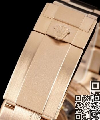 Custom Rolex Daytona Fake Artisans de Genève Rose Gold Black