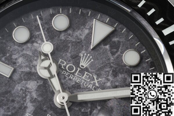 Sea Dweller Rolex Black​ DIW Custom Carbon Fiber Case Watch