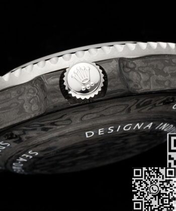 Sea Dweller Rolex Black​ DIW Custom Carbon Fiber Case Watch