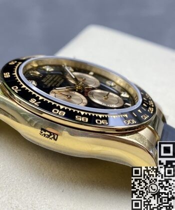 Rolex Daytona Gold Black Cosmograph M126518ln-0005 Diamond