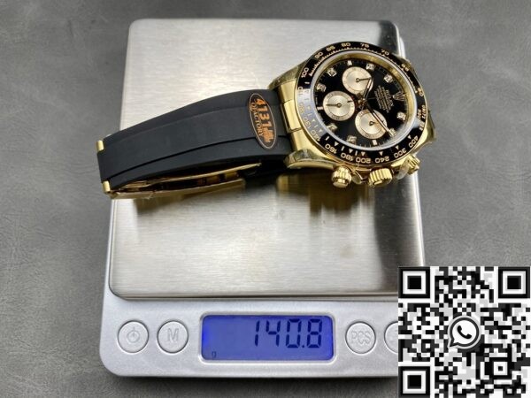 Rolex Daytona Gold Black Cosmograph M126518ln-0005 Diamond