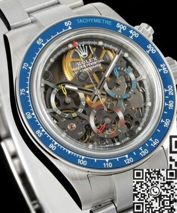 Rolex Daytona Silver​ Artisans de Genève Bai Gang Hollowed Out