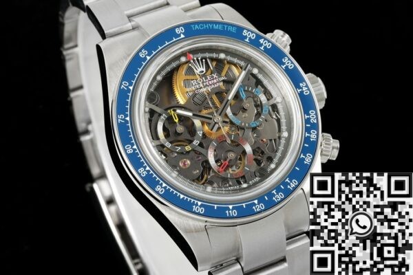 Rolex Daytona Silver​ Artisans de Genève Bai Gang Hollowed Out
