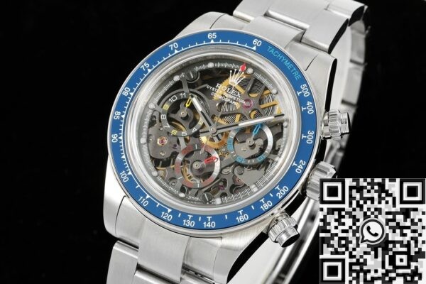 Rolex Daytona Silver​ Artisans de Genève Bai Gang Hollowed Out