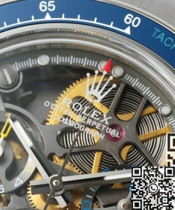 Rolex Daytona Silver​ Artisans de Genève Bai Gang Hollowed Out