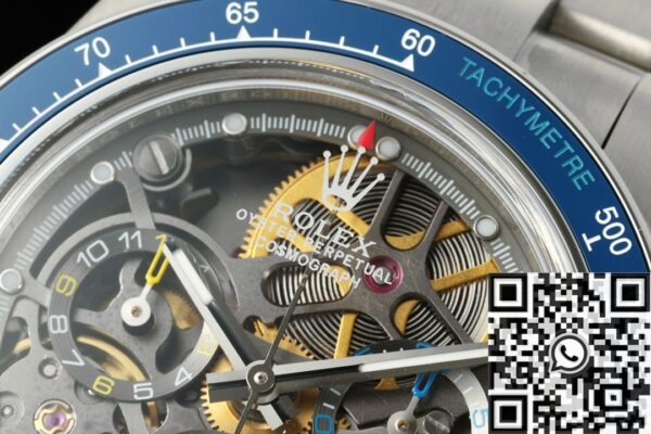 Rolex Daytona Silver​ Artisans de Genève Bai Gang Hollowed Out