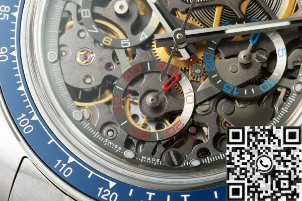 Rolex Daytona Silver​ Artisans de Genève Bai Gang Hollowed Out