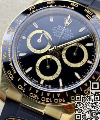 Black Daytona Rolex Watch Cosmograph M126518ln-0008 QF