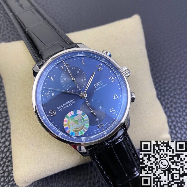 IWC Portugieser Watches IW371491 Blue Panda Plate AZ Factory
