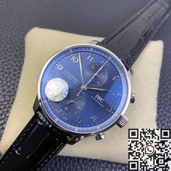 IWC Portugieser Watches IW371491 Blue Panda Plate AZ Factory