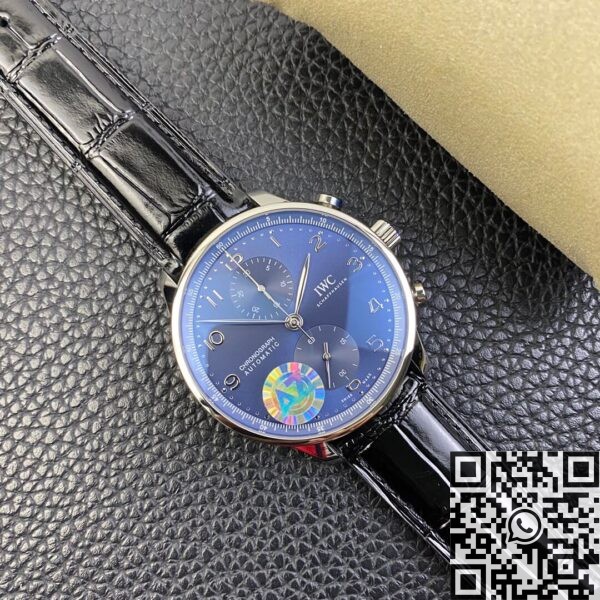 IWC Portugieser Watches IW371491 Blue Panda Plate AZ Factory