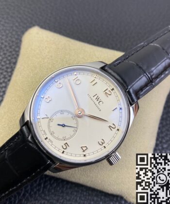 IWC Portugieser Automatic 40​ IW358303 Silver White Dial Watch