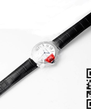 Cartier Ballon Bleu 42MM Diamond Silver Dial Watch AF Factory