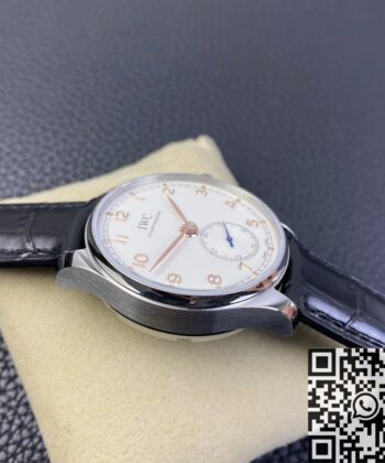 IWC Portugieser Automatic 40​ IW358303 Silver White Dial Watch