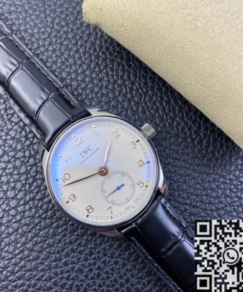 IWC Portugieser Automatic 40​ IW358303 Silver White Dial Watch