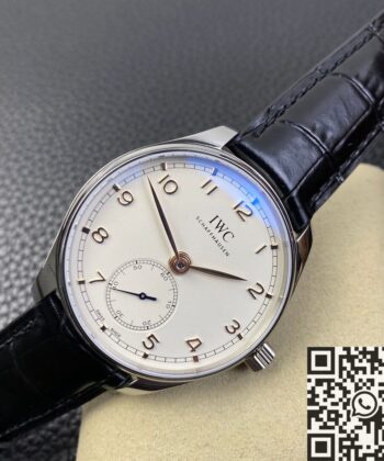 IWC Portugieser Automatic 40​ IW358303 Silver White Dial Watch