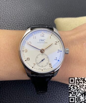 IWC Portugieser Automatic 40​ IW358303 Silver White Dial Watch