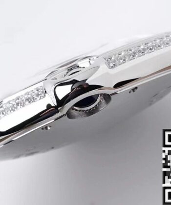 Cartier Ballon Bleu 42MM Diamond Silver Dial Watch AF Factory