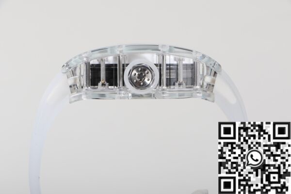 Custom Richard Mille RM055 CN Crystal White Dial Watch