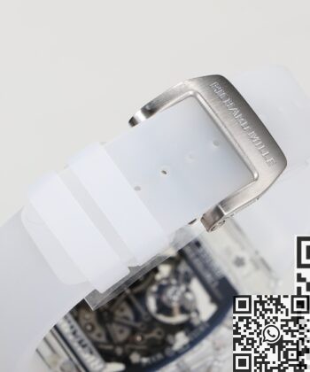Custom Richard Mille RM055 CN Crystal White Dial Watch
