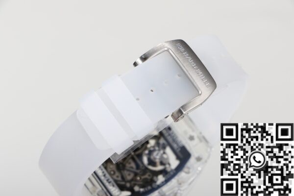 Custom Richard Mille RM055 CN Crystal White Dial Watch