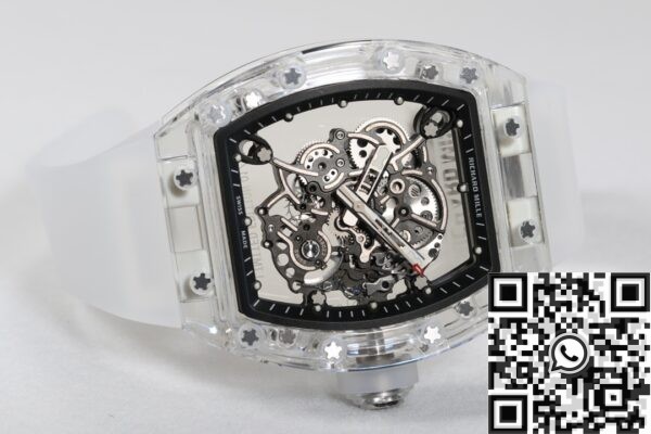 Crystal Richard Mille RM055 CN Custom Black Dial Watch