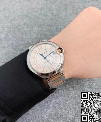 Cartier Ballon Bleu For Women W6920095 Silver 42mm AF Factory