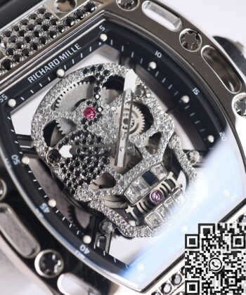 Richard Mille RM52 Black CN Diamond Case Watch