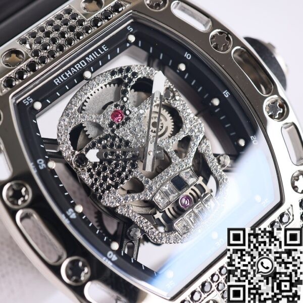 Richard Mille RM52 Black CN Diamond Case Watch