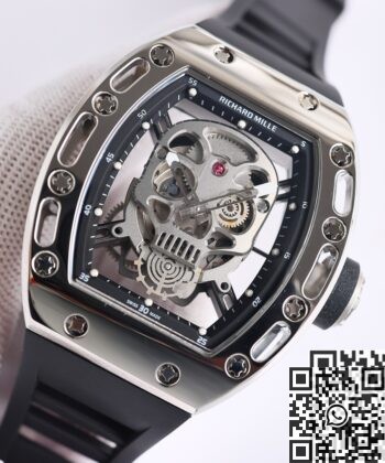 Men Richard Mille RM052 CN Skeleton Head Watch