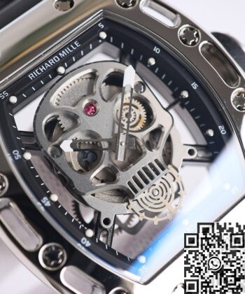 Men Richard Mille RM052 CN Skeleton Head Watch
